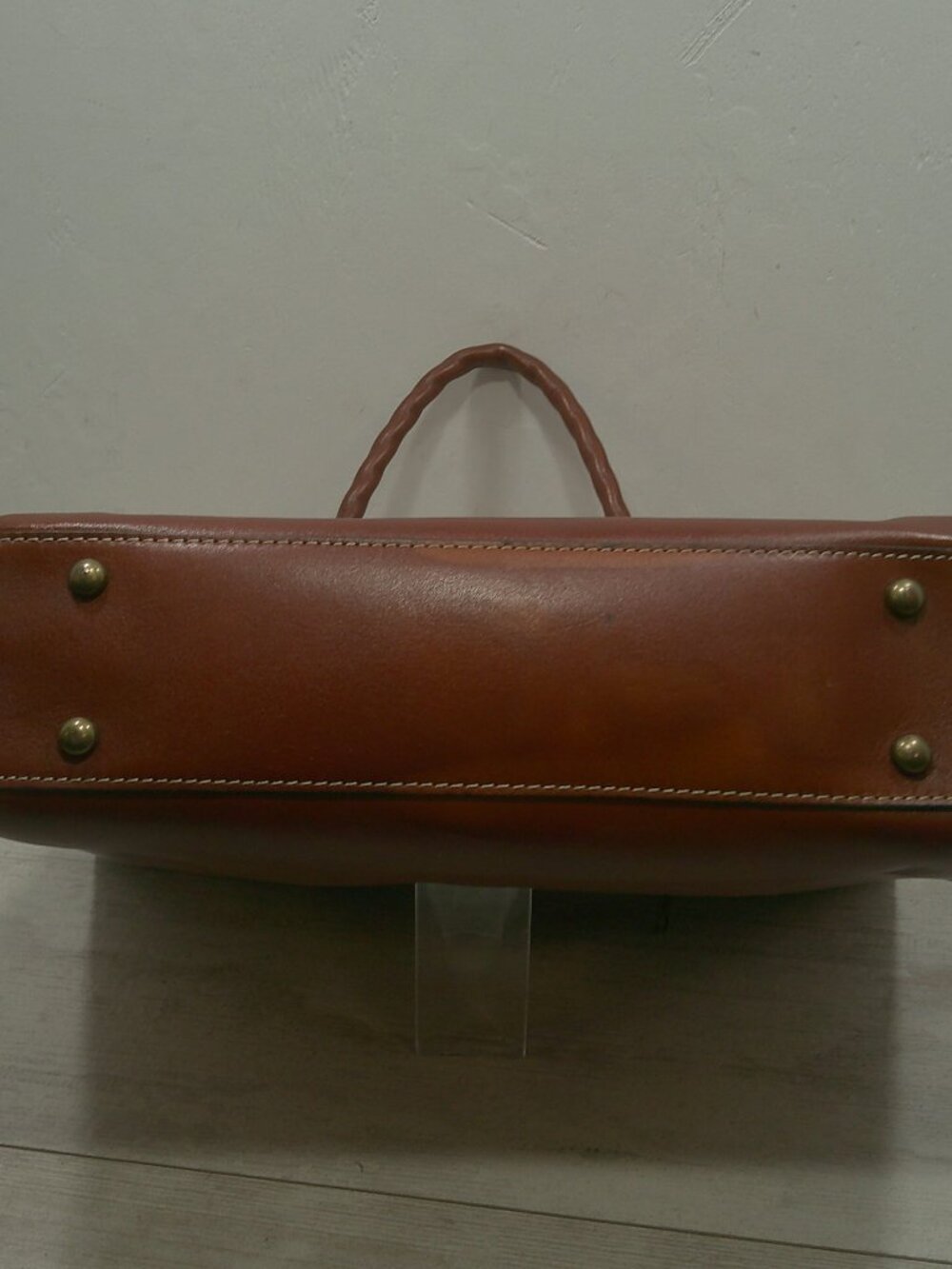Patricia Nash Zancona Heritage Western Cognac Leather Tote Bag Purse Pocketbook - Picture 7 of 14
